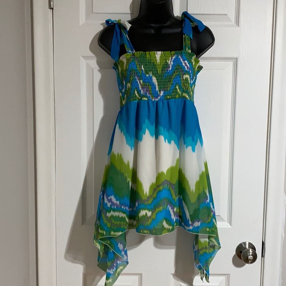 Allen B Hi-Low Halter Top Sz M